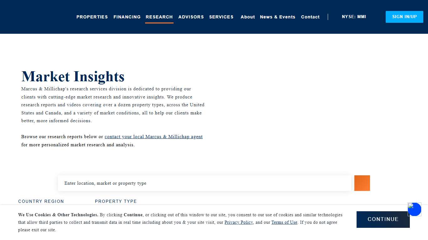 Commercial Real Estate Research Marcus & Millichap